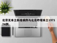 北京无本土新增病例与北京昨增本土197174例