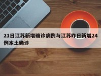 21日江苏新增确诊病例与江苏昨日新增24例本土确诊