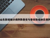 山东新增确诊病例数泰安与泰安新增肺炎病例