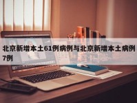 北京新增本土61例病例与北京新增本土病例7例