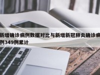 新增确诊病例数据对比与新增新冠肺炎确诊病例349例累计
