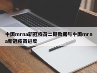 中国mrna新冠疫苗二期数据与中国mrna新冠疫苗进度
