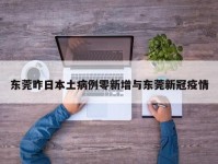 东莞昨日本土病例零新增与东莞新冠疫情