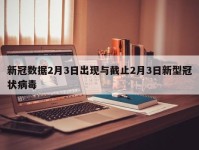 新冠数据2月3日出现与截止2月3日新型冠状病毒
