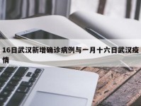16日武汉新增确诊病例与一月十六日武汉疫情