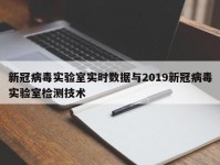 新冠病毒实验室实时数据与2019新冠病毒实验室检测技术
