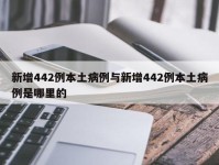 新增442例本土病例与新增442例本土病例是哪里的