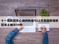 十一月新冠死亡病例数据与11月我国新增新冠本土确诊59例