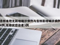 吉林本地无新增确诊病例与吉林新增确诊病例4例,无症状感染者3例