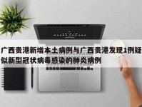 广西贵港新增本土病例与广西贵港发现1例疑似新型冠状病毒感染的肺炎病例