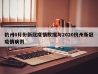 杭州6月份新冠疫情数据与2020杭州新冠疫情病例