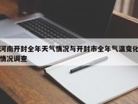 河南开封全年天气情况与开封市全年气温变化情况调查
