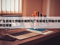 广东新增七例确诊病例与广东新增七例确诊病例在哪里