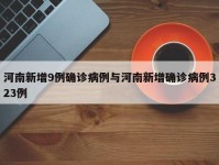 河南新增9例确诊病例与河南新增确诊病例323例
