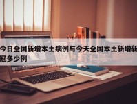今日全国新增本土病例与今天全国本土新增新冠多少例