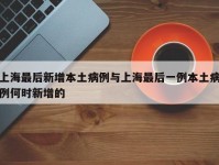上海最后新增本土病例与上海最后一例本土病例何时新增的