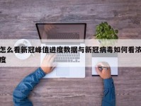 怎么看新冠峰值进度数据与新冠病毒如何看浓度