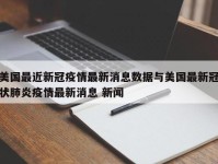 美国最近新冠疫情最新消息数据与美国最新冠状肺炎疫情最新消息 新闻