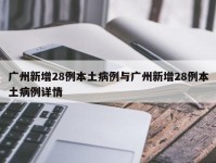 广州新增28例本土病例与广州新增28例本土病例详情