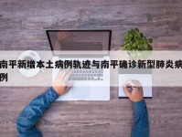 南平新增本土病例轨迹与南平确诊新型肺炎病例