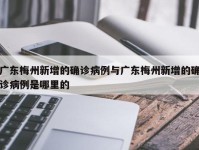 广东梅州新增的确诊病例与广东梅州新增的确诊病例是哪里的