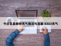 今日莒县廊桥天气情况与莒县 S313天气