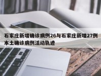 石家庄新增确诊病例26与石家庄新增27例本土确诊病例活动轨迹
