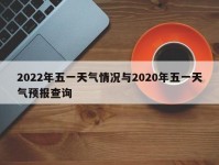 2022年五一天气情况与2020年五一天气预报查询