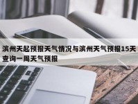 滨州天起预报天气情况与滨州天气预报15天查询一周天气预报