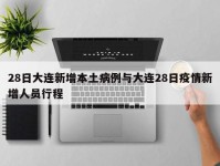 28日大连新增本土病例与大连28日疫情新增人员行程