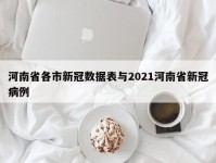 河南省各市新冠数据表与2021河南省新冠病例
