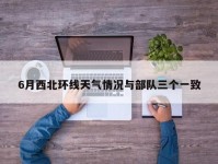 6月西北环线天气情况与部队三个一致