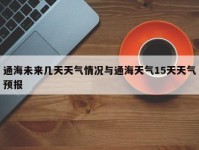 通海未来几天天气情况与通海天气15天天气预报