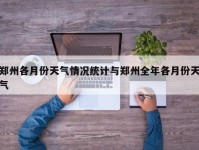 郑州各月份天气情况统计与郑州全年各月份天气