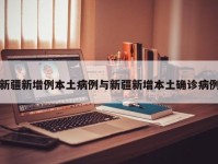 新疆新增例本土病例与新疆新增本土确诊病例