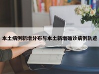 本土病例新增分布与本土新增确诊病例轨迹