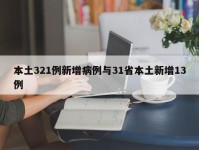 本土321例新增病例与31省本土新增13例