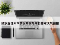 修水近日天气情况如何与今日修水天气预报