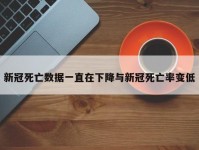 新冠死亡数据一直在下降与新冠死亡率变低
