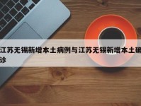 江苏无锡新增本土病例与江苏无锡新增本土确诊