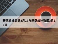 新冠统计数据3月13与新冠统计数据3月13日
