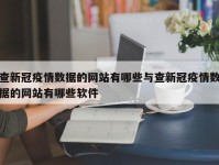 查新冠疫情数据的网站有哪些与查新冠疫情数据的网站有哪些软件