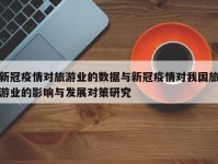 新冠疫情对旅游业的数据与新冠疫情对我国旅游业的影响与发展对策研究