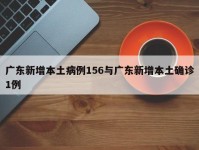 广东新增本土病例156与广东新增本土确诊1例