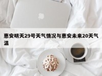惠安明天29号天气情况与惠安未来20天气温