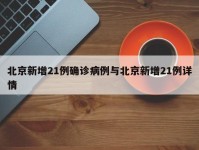 北京新增21例确诊病例与北京新增21例详情