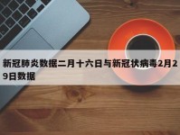 新冠肺炎数据二月十六日与新冠状病毒2月29日数据