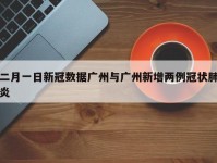 二月一日新冠数据广州与广州新增两例冠状肺炎