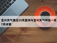 宜兴天气情况15天查询与宜兴天气预报一周7天详情