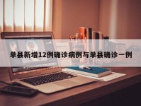 单县新增12例确诊病例与单县确诊一例